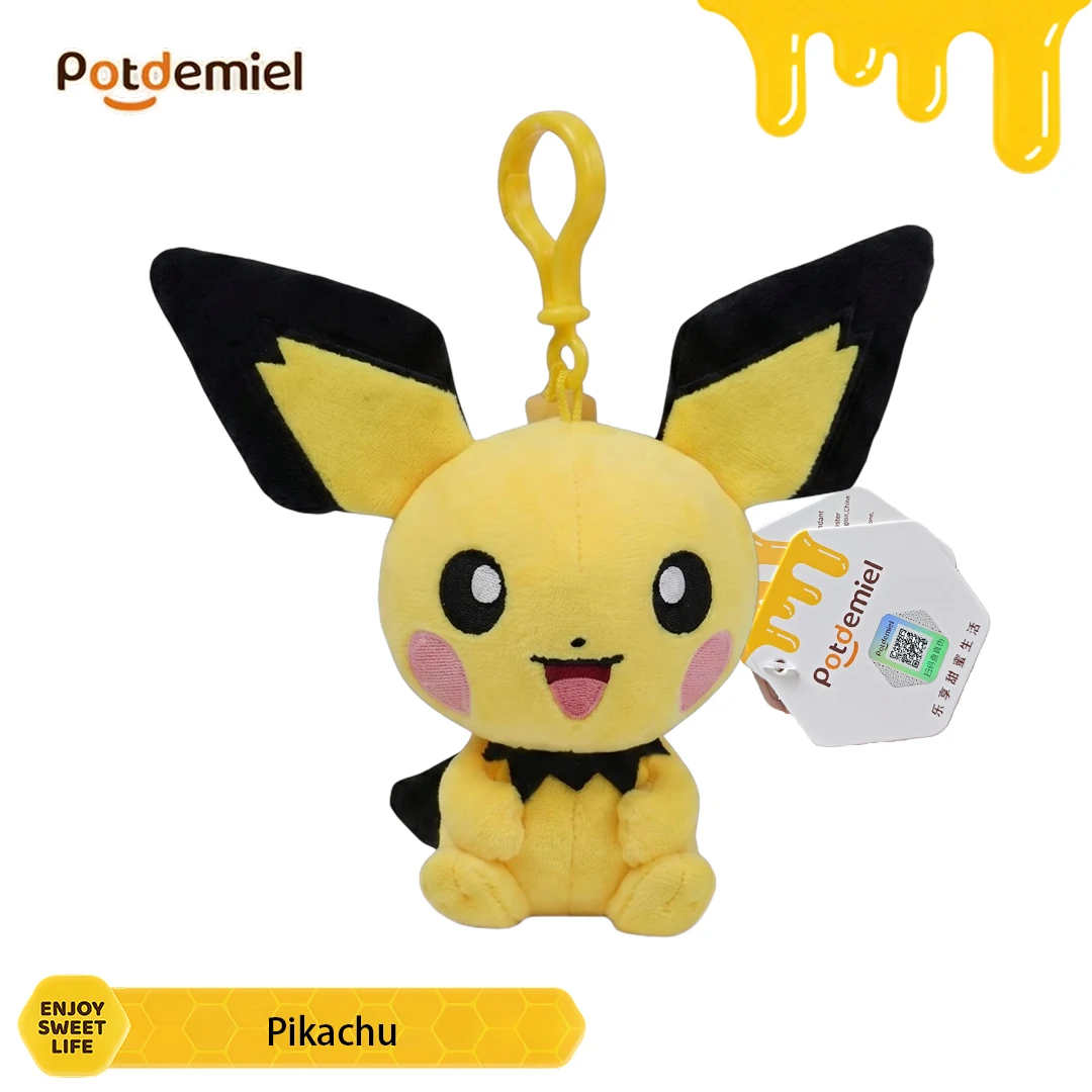 Peluche de Pichu de Pokémon, Juguete Infantil Suave, Cálido, Delicado y Adorable, Regalo para Baby Shower, Decoración para Cuarto de Bebé, Accesorio para Niños Pequeños