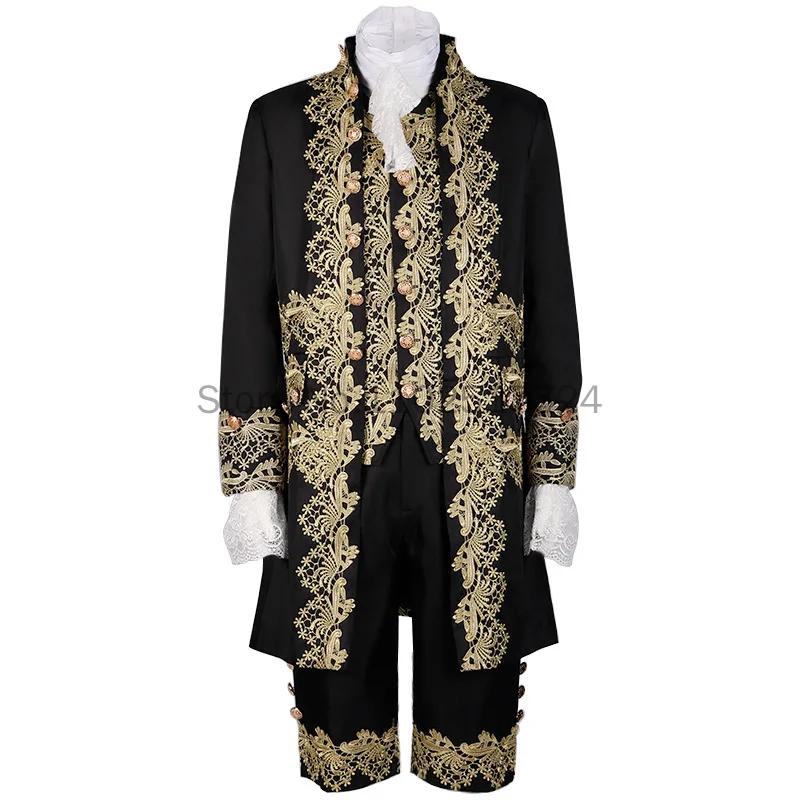 18th Century British Mens Gentleman Cosplay Suit Victorian Renaissance Outfit Marie Antoinette Costume Men\'s Rococo Outfit