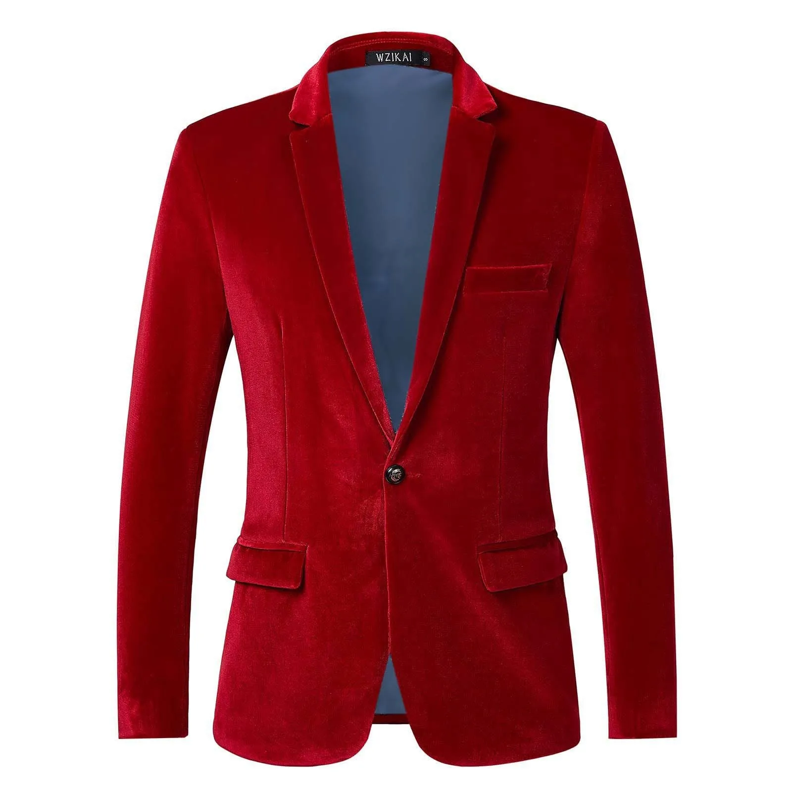 Nuevo abrigo de vestido de boda de terciopelo de otoño, chaqueta Blazer para hombre, chaqueta de traje informal a la moda, chaquetas de negocios