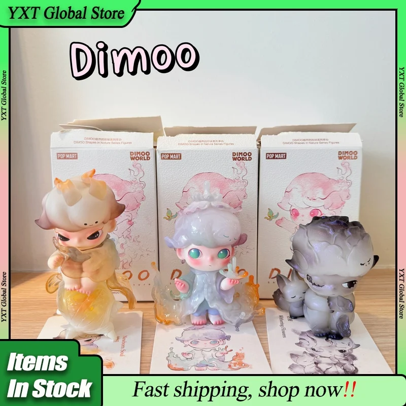 

Оригинальный POPMART Dimoo Shapes In Nature Series слепая коробка модная кукла гаражный комплект настольный орнамент коллекция игрушек подарок на день рождения