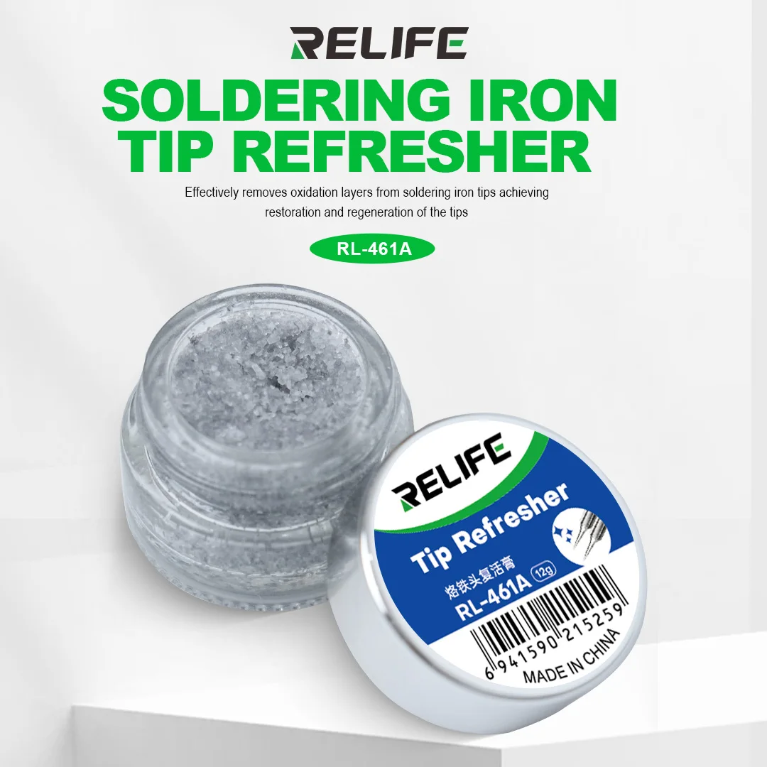 RELIFE RL-461A سبيكة لحام تلميح مرمم لصق إصلاح المؤكسد إزالة نصائح لصيانة سبيكة لحام وأداة الاسترداد #2