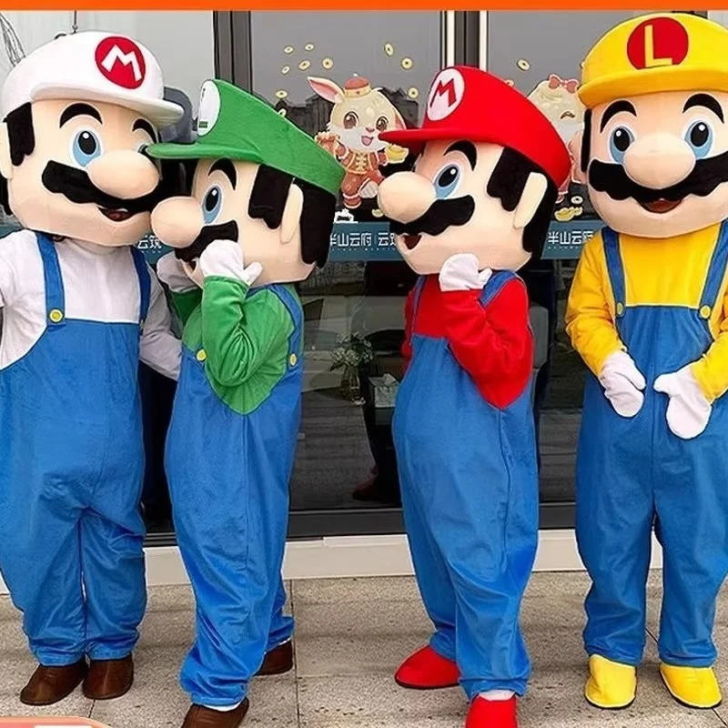 

В наличии: Костюмы-маскоты Супер Марио и Луиджи для взрослых, костюмы-куклы для выступлений, реквизит для сцены, вечеринок и косплея