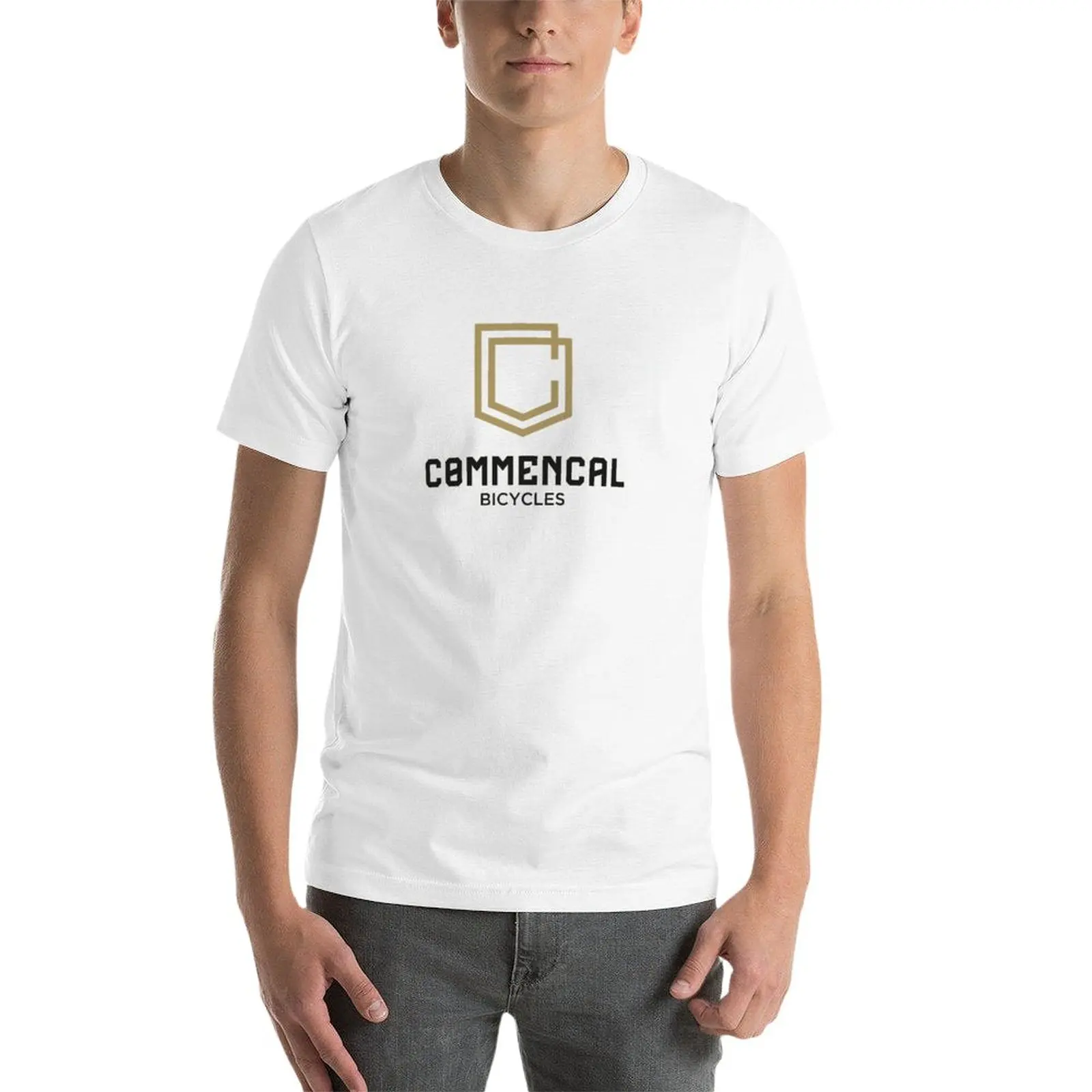 T-shirt oversized t shirt z Logo na początku męskie białe t shirty