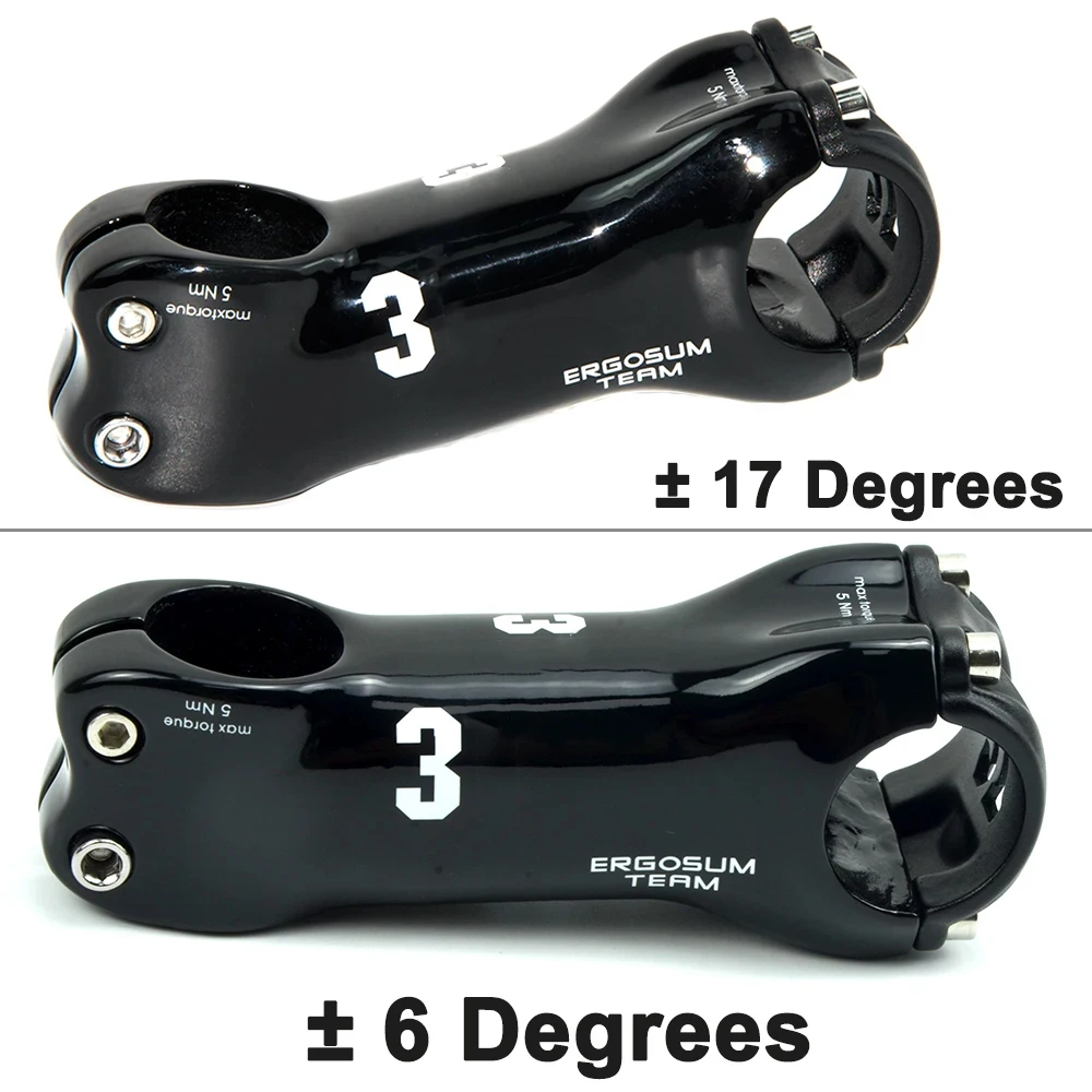 أعلى العلامة التجارية الكربون جذع دراجة الطريق دراجة الجذعية T800 ألياف الكربون الجبلية الجذعية زاوية سوداء 6/17 ° أجزاء الدراجة بقطر 28.6 ملم #2