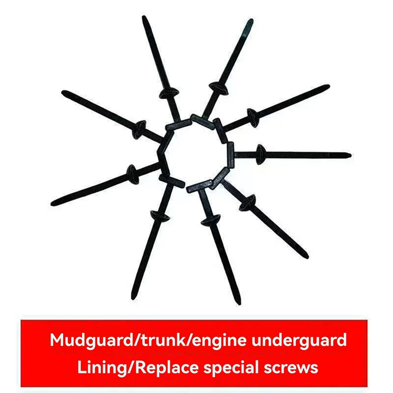 ABVJ-Cavo per fissaggio e organizzazione Kit-300PCS Fascette autobloccanti in nylon universali con fibbia a perno e bottone