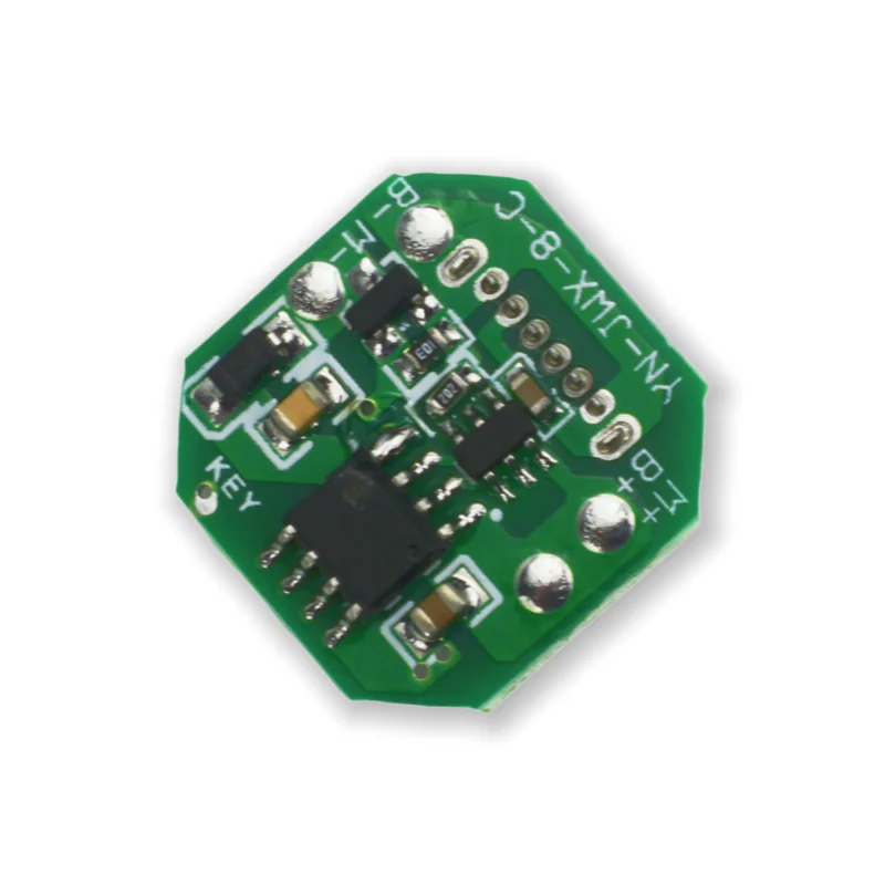Flashlight Driver Board Type-C Charging Integrated 3V-4.2V 1/3 Modes 5W 10W PCB for 18650 21700 Battery DIY LED Flashlight