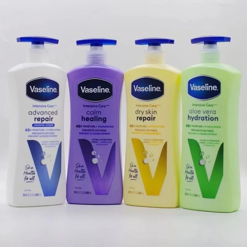 Vaseline Body Lotion Moisturizing Lotion Cream 600ml Moisturizing Lotion Nutritious Relieves dryness and Moisturizes