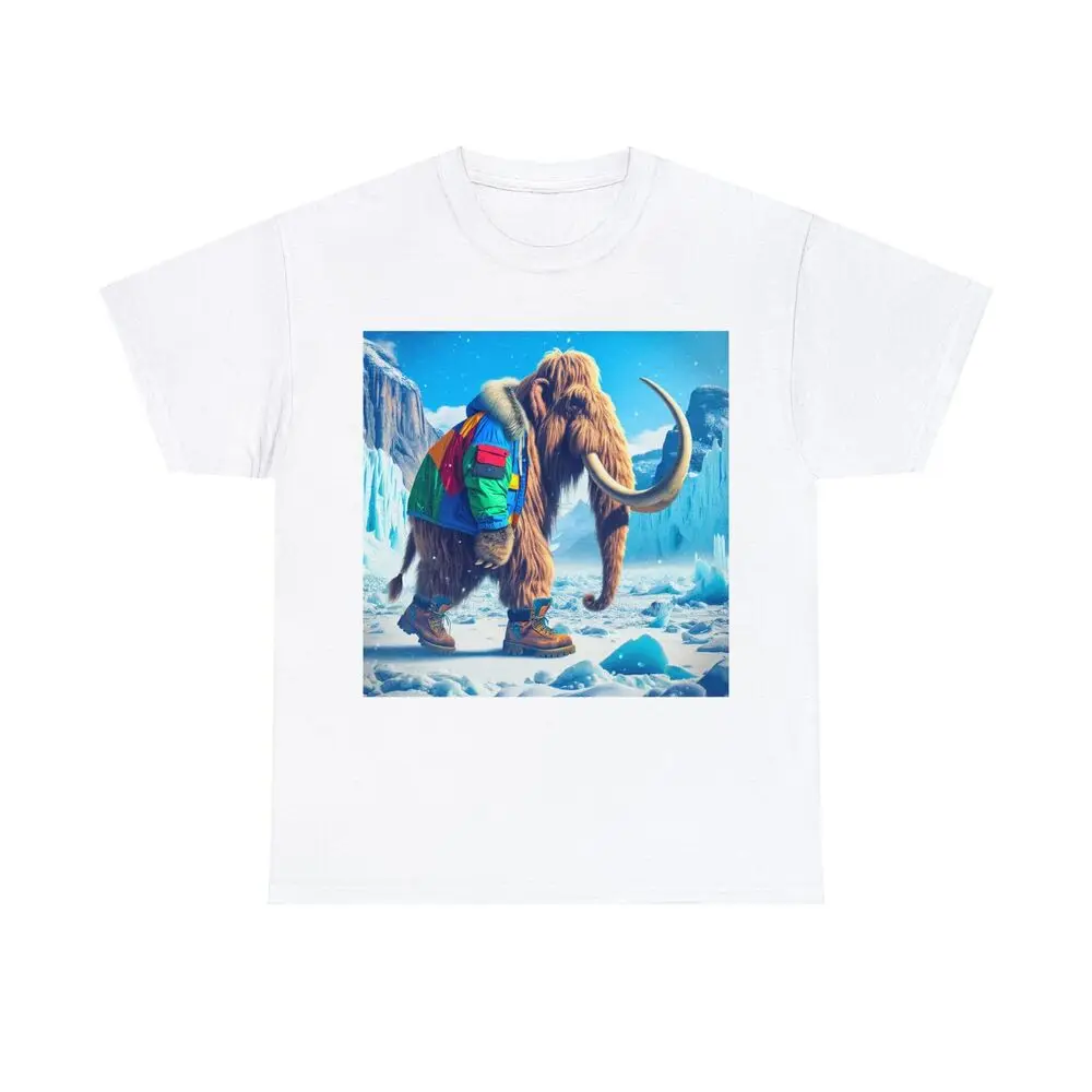 Streetwear Woolly Mammoth Ice Age Designer Graphic Tee Cool Anime Graphic T-shirts Y2K Tops Unisex Summer