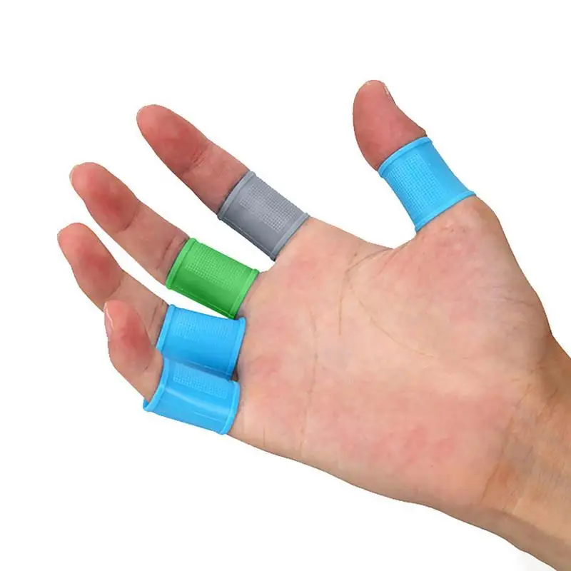 Golf Finger Sleeves Cots Silicone 8 PCS Set Gel Protector For Finger Articulation,Non-Slip And Wear-Resistant,Golf Finger Band