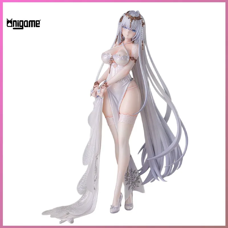 

AniGame Azur Lane Emden Moonlit Waters of Inquiry Белая фигурка 1/6 из ПВХ, оригинальный подарок, игрушка, модель, гаражный набор, кавайная, новинка 2026 года