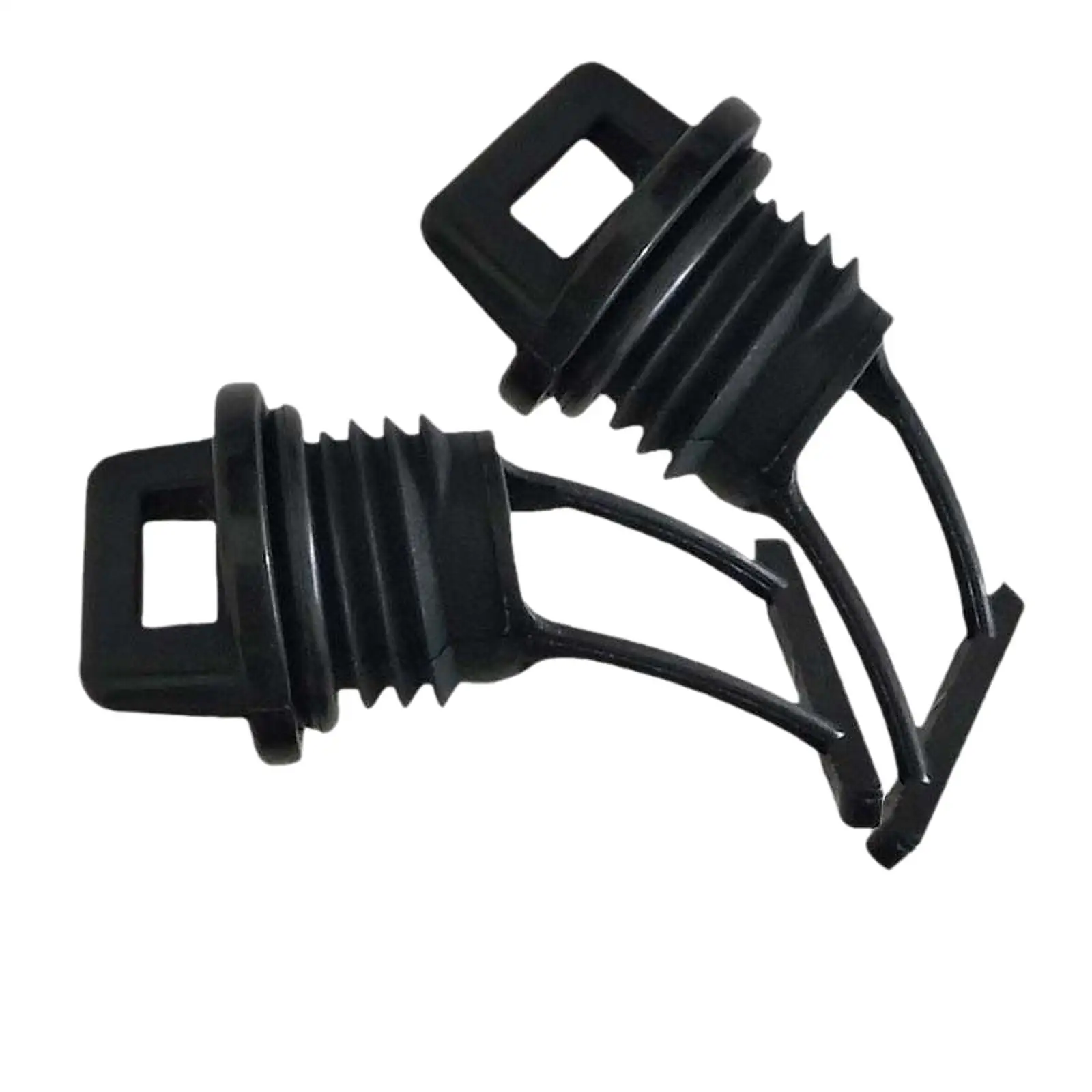 2 Pieces Boat Drain Plugs Spare Parts for 19 mm Threaded Drain Pipes Yachts