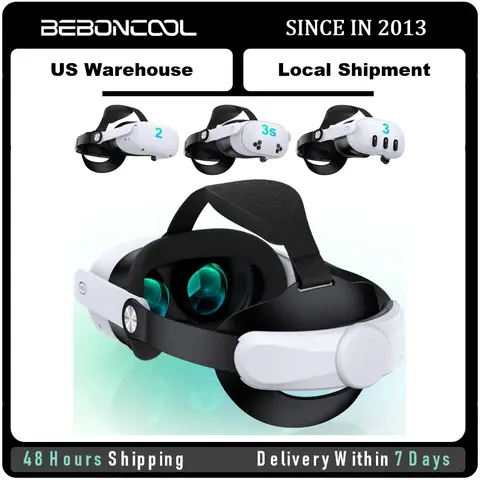 BEBONCOOL MQ5000 Pro Replaceable Elite  Head Strap for Meta Quest 2/Quest 3/Quest 3S with VR Accessories Enhance Support