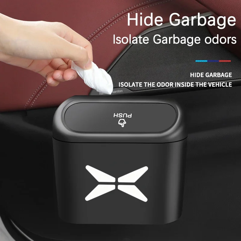 Car Side Waste Storage Container Car Door Rubbish Storage Holder Auto Interior Garbage Box For XPENG G6 G9 P7+ X9 G7