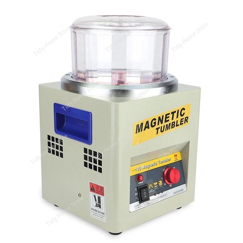 Magnetic Machine 185, Forward and Reverse Grinding Machine, Magnetic Polishing Machine, Acrylic Polishing Bucket, Deburring