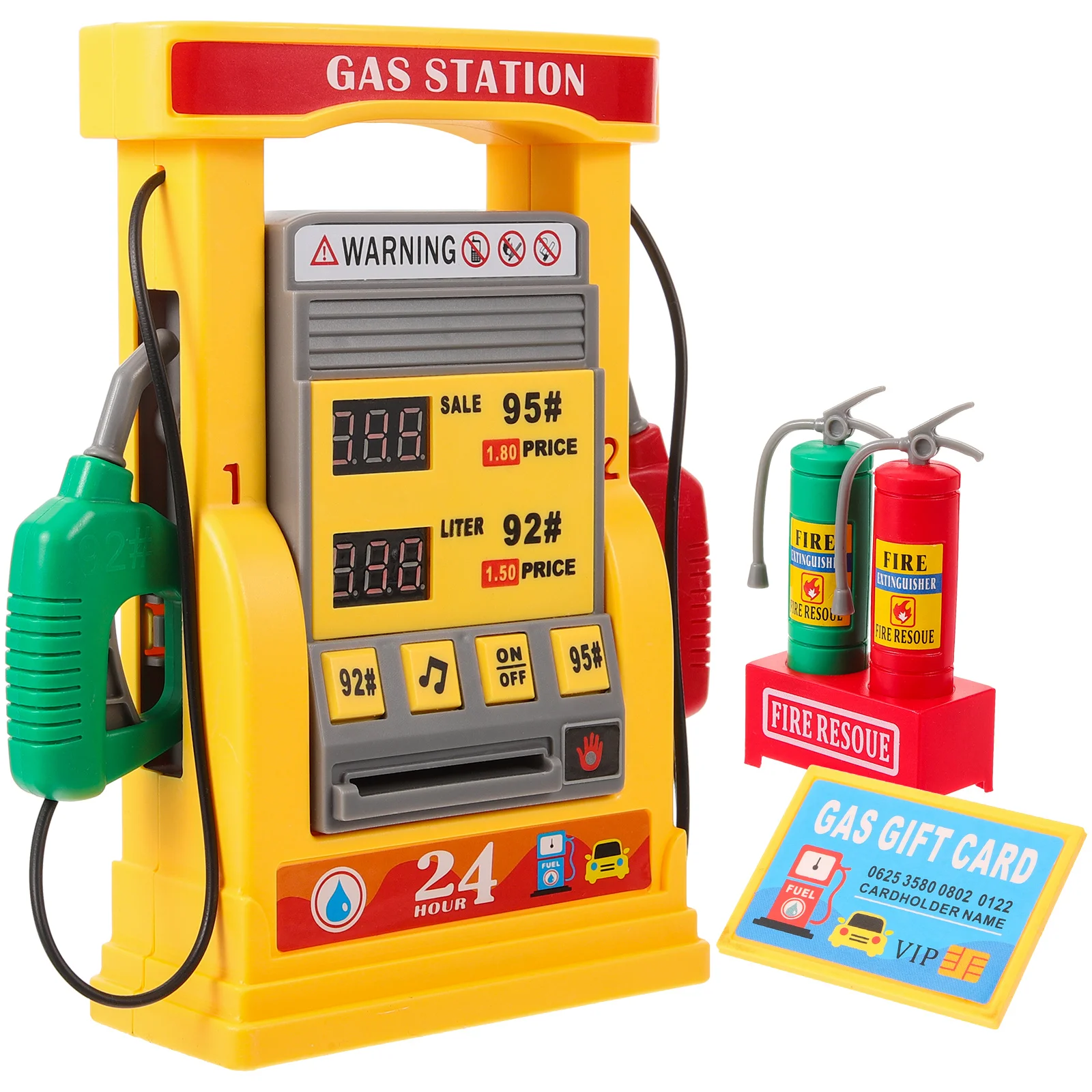 

Gas Station Toy Kids Playthings DIY Model Multifunction Kit for Plastic Prop Children