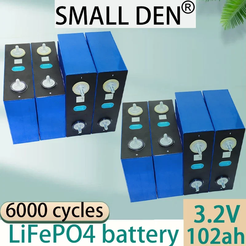 3.2V 102Ah Lifepo4 lithium-ion battery for camping vehicles and boats,energy storage solar cell group for swimming boats  boats