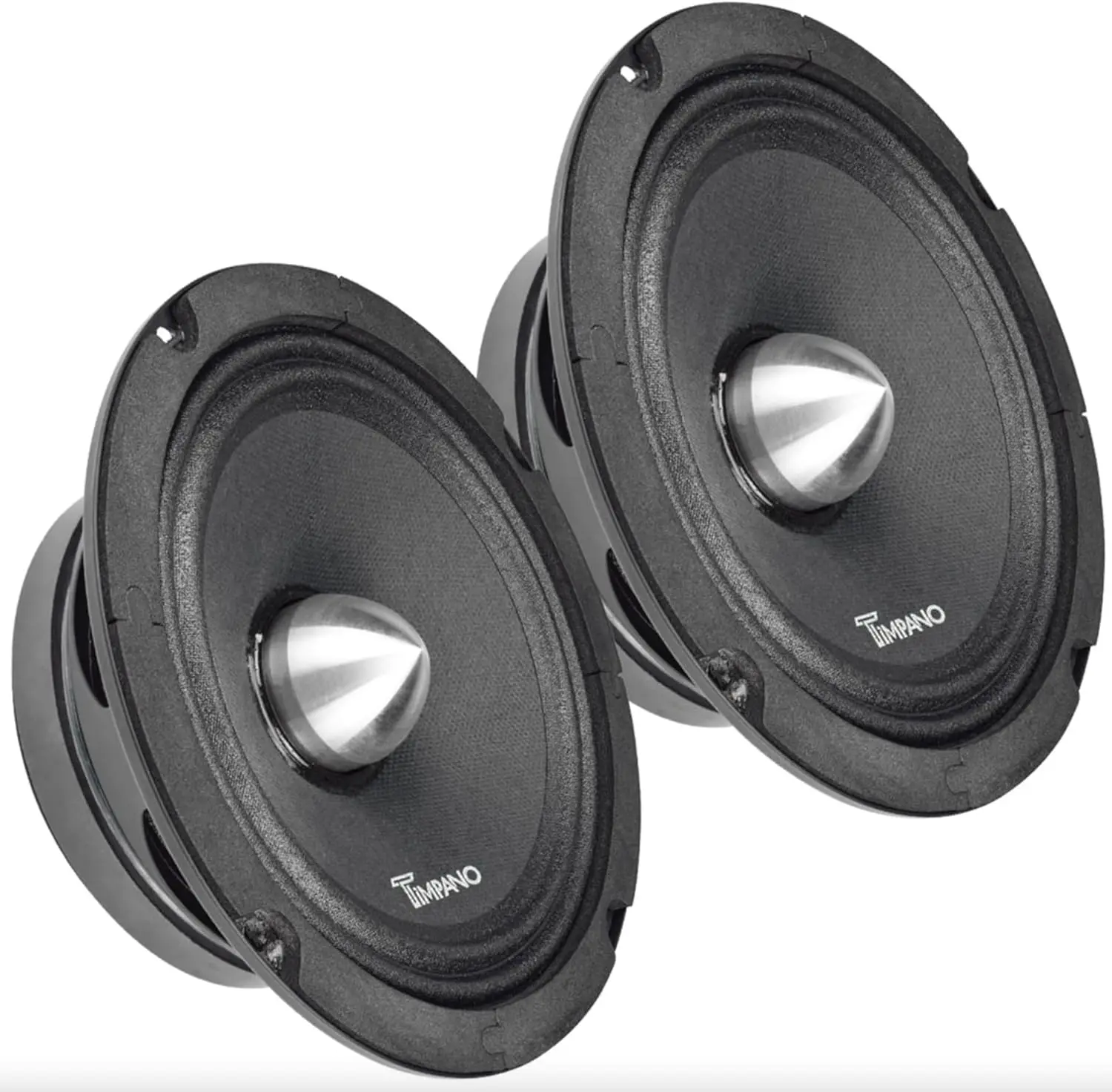 

1000W Car Audio Midrange Speakers, 4 Ohm Shallow Mount, Bundle of 2 for High-Impact Sound