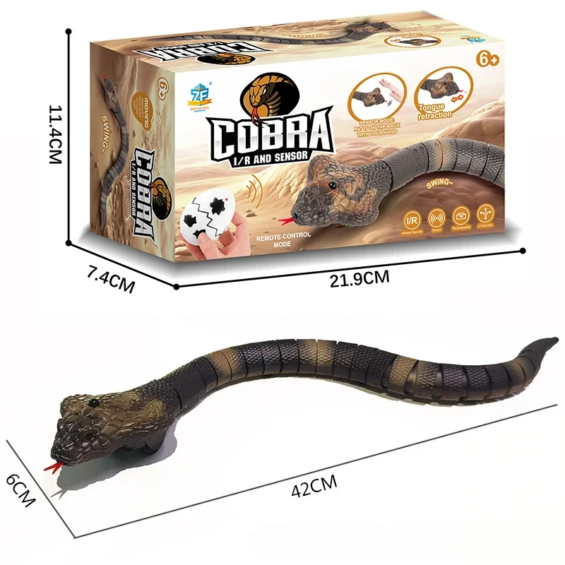 Rc Prank Infrarood Detectie Afstandsbediening Dier Cobra Kat Hond Huisdier Prank Roman En Leuk Vakantie Cadeau Voor Kinderen