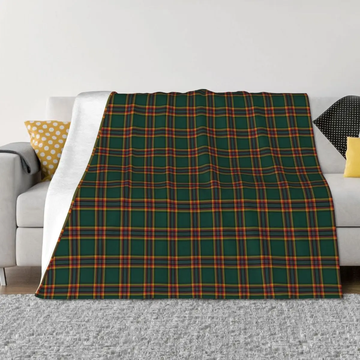 

Moran Tartan Forest Green Irish Plaid Throw Blanket Thins Beautifuls Blankets For Baby Sofa Throw Blankets