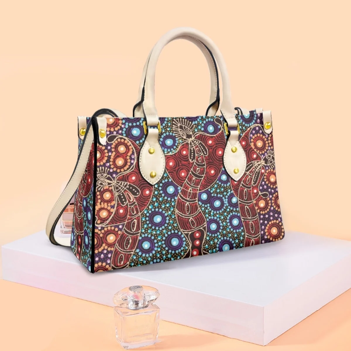 Fashion Ladies Messenger Bag 2023 Aboriginal Art Pattern Female Handbag Tribal Culture Design High Quality Shoulder Bag Tote