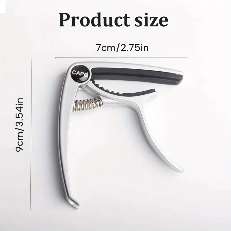 1pc Professional Guitar Capo, Aluminum Alloy & Quick Change for Precise Tuning, Acoustic, Easy Clamp, Durable, Lightweight