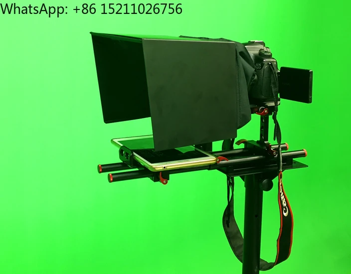 TYSTVideo TY-320 teleprompter portátil de 10 pulgadas para tableta iPad entrevista al aire libre habla DSLR cámara Prompter lector accesorio