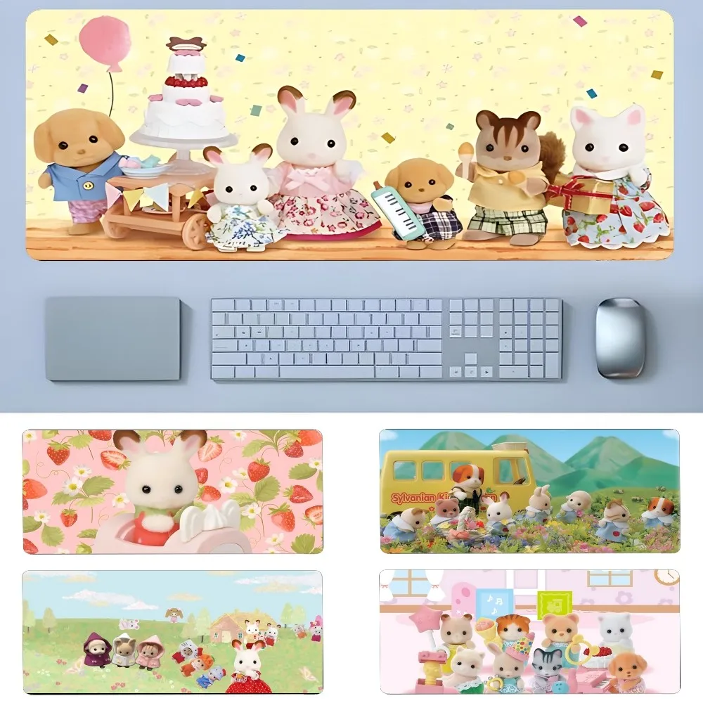 

S-Sylvanian Family Mousepad New Arrivals Large Gaming Mousepad L XL XXL Gamer Mouse Pad Size For Keyboards Mat