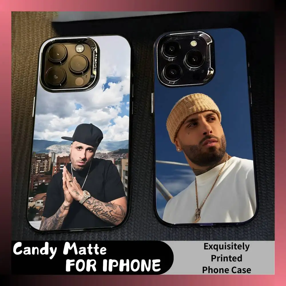 

Travesuras Nicky Singer J-Jam Phone Case For iPhone 16 17 15 14 12 13 Pro Max Black Candy Matte Shockproof Cover