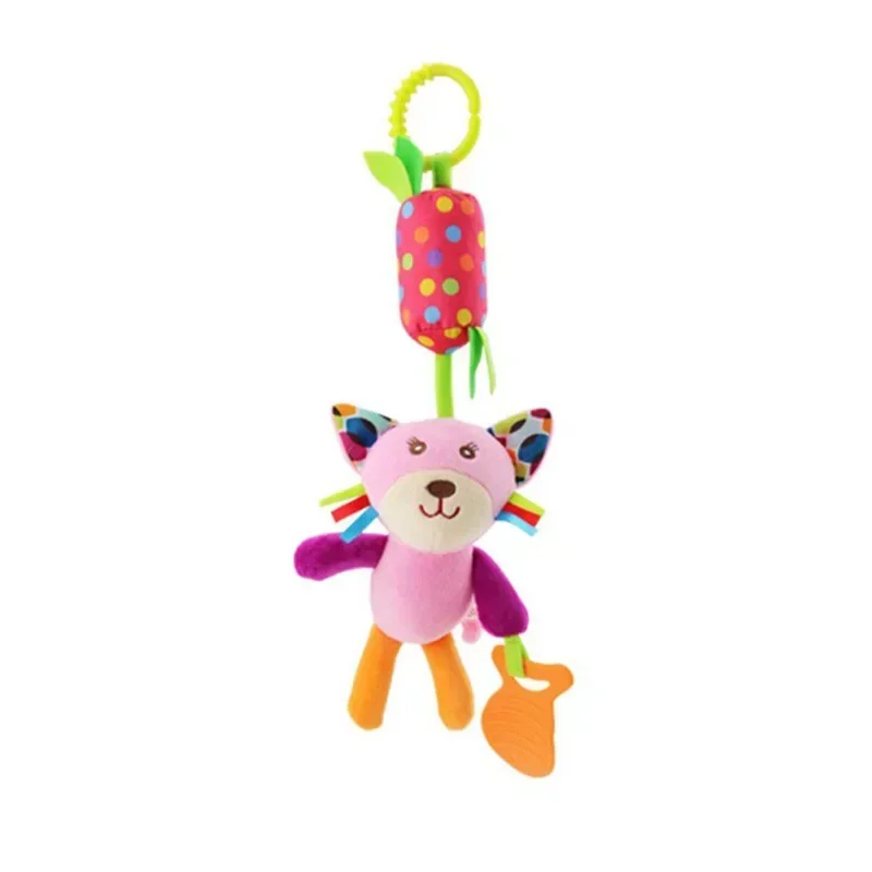 Neue Baby Rasseln Mobiles Cartoon Tier Infant Kleinkind Spielzeug Kinderwagen Bett Hängen Krippe Hängen Glocke Plüsch Spielzeug für 0-12 monate