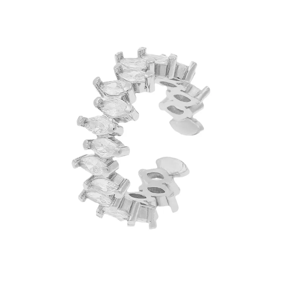 الذهب والفضة اللون المعين الماس خواتم قابل للتعديل للنساء النحاس حجر الراين فنجر التبعي #5