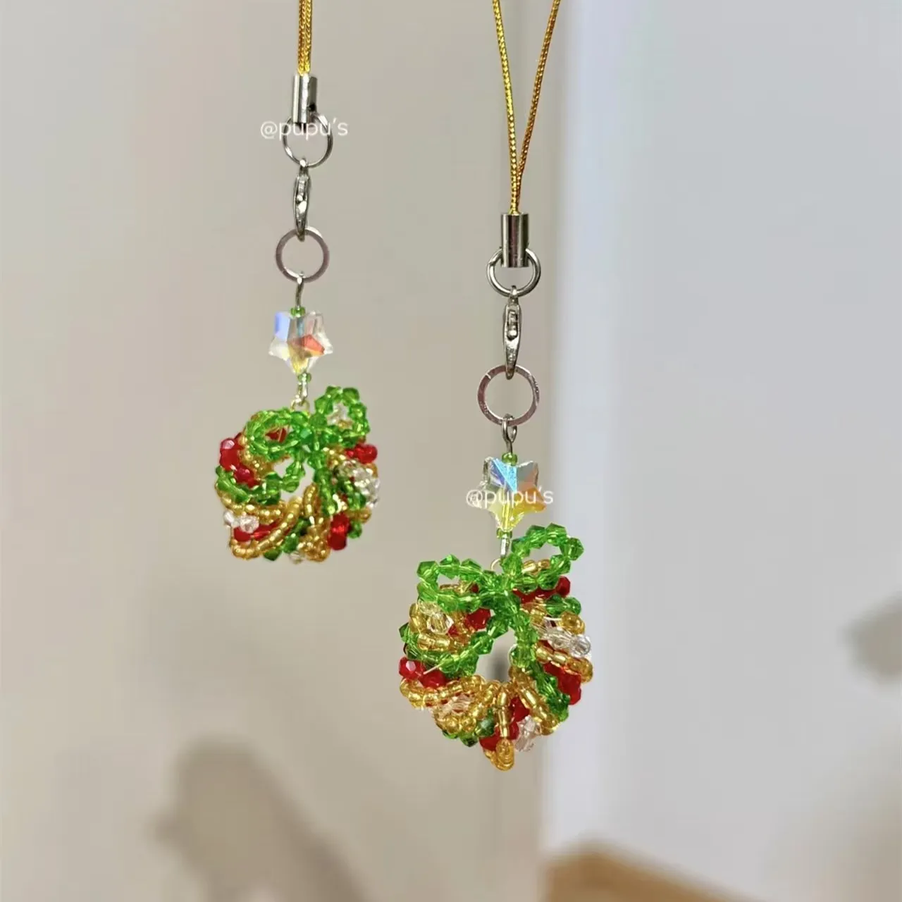 

Оригинальные рождественские подвески, ремешок для телефона, подвеска, милые блестящие чехлы для iP 16, CCD-брелок для камеры, аксессуары Y2K Star Ins, Корея, новинка