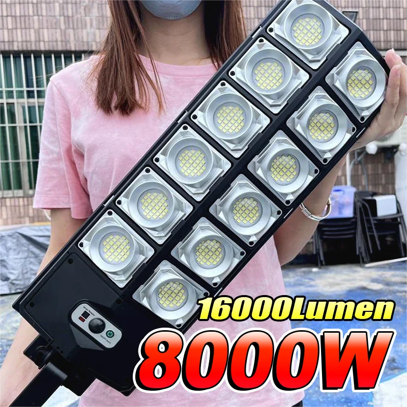 

7700LM Solar Led Light Outdoor Most Powerful Outdor Solar Lamp 720 LED 3Mode Remote Control Waterproof Light Garden Street Lamp