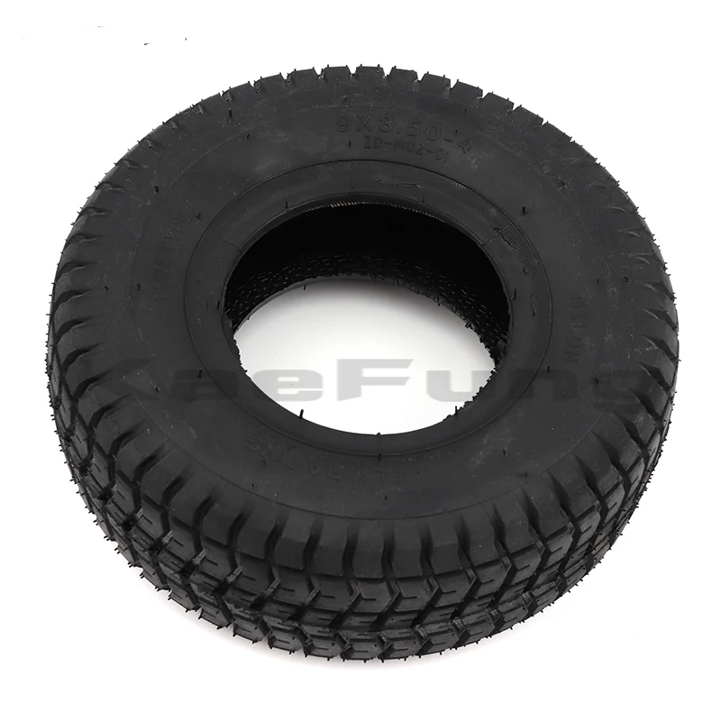 9 inch wheel 9x3.50-4 tires tyre Inner Tube and rim Combo for Gas Scooter Skateboard Pocket Bike Electric tricycle