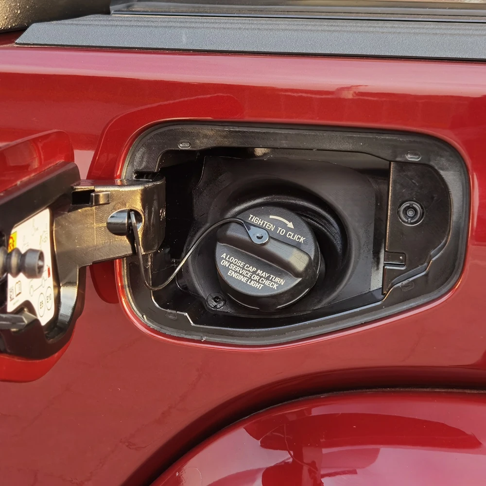 Lantsun JT1016 Electric Fuel Tank Cover ABS Fuel Filler Cover for JT Gladiator 2020++, 1-Kit