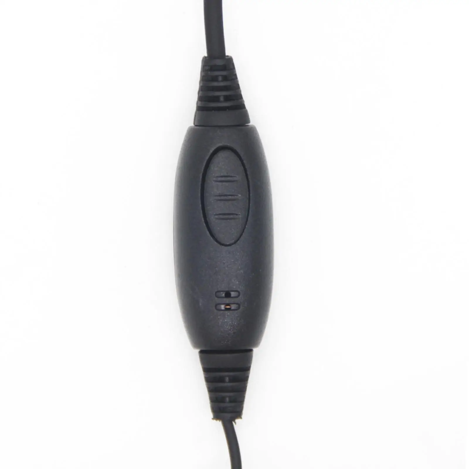 Hands Free 2 Pin PTT MIC Earphone for Walkie Talkie Radio with Clip and Ear Hook Design