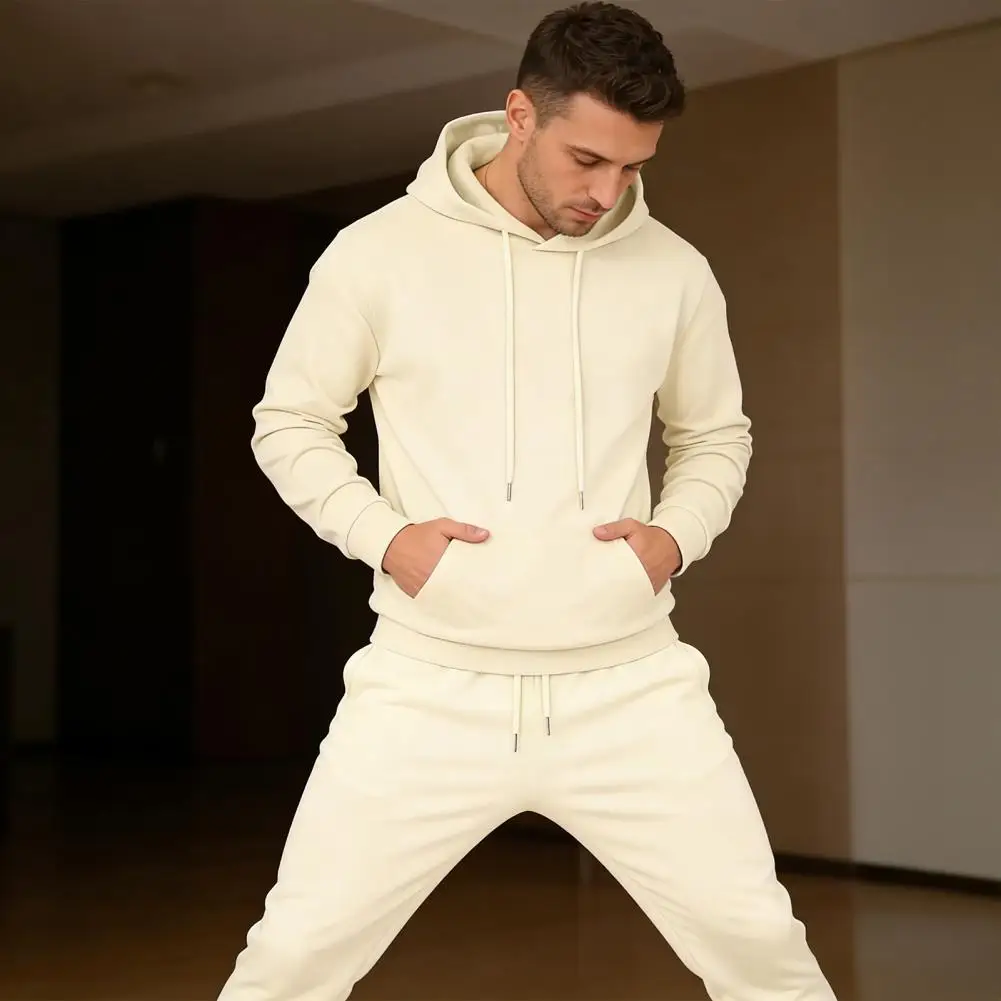 

Men's Casual Suit Men's Hooded Sweatsuit 2 Piece Set Long Sleeve Hoodie Sweatshirt And Jogger Sweatpants Set Casual Track Suits
