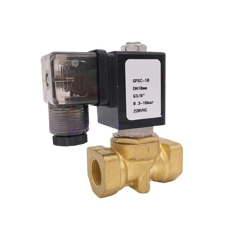 Normally Closed 2 Way Brass Solenoid Valve, 16bar Pilot Water Valve 1/4