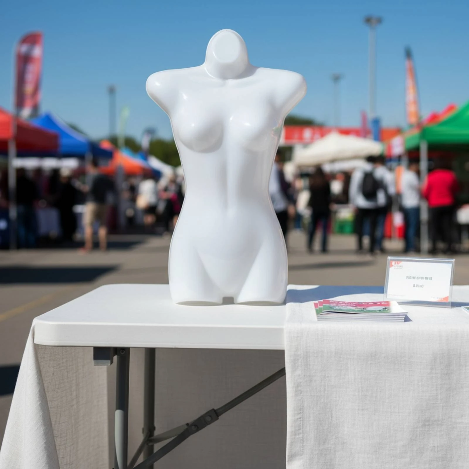Manequim de Torso Feminino Sem Braços, Busto Suspenso, Manequim de Busto Sem Cabeça, Torso Brilhante Sem Pernas, Expositor Contornado