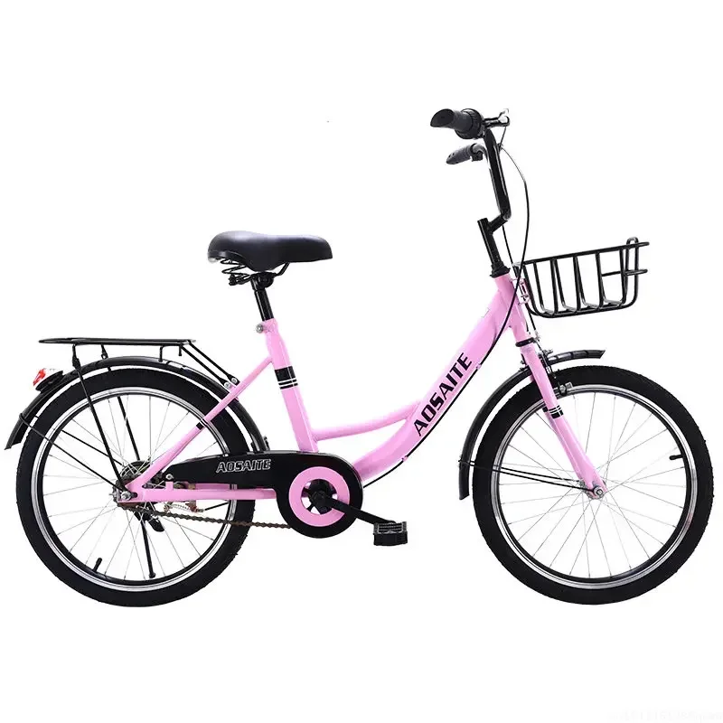 New 16, 20 Inch Adjustable Women's Bicycle Student Car Women's Bicycle Anti-skid Wear-resistant Can Carry People Bicycle