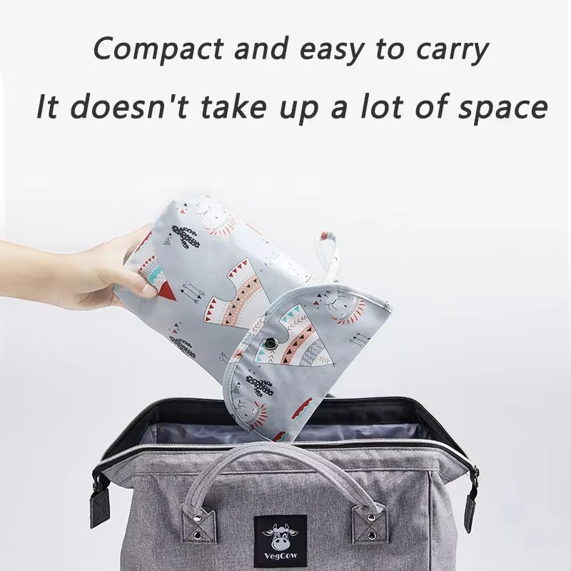 

Mummy Storage Pouch Nappy Organizer Insert Tote Purse Travel Stroller Carry Bag Baby Diaper Bag Waterproof Wet Dry Pack