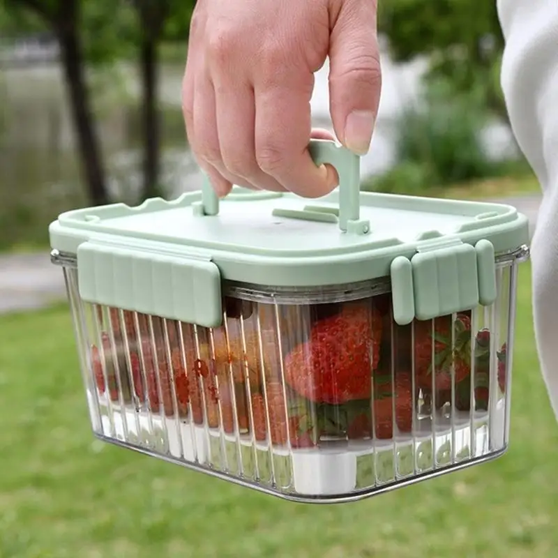 

Portable Camping Storage Container Lunch Holder For Picnics Outdoor Travel And Home Kitchen Use 87HA