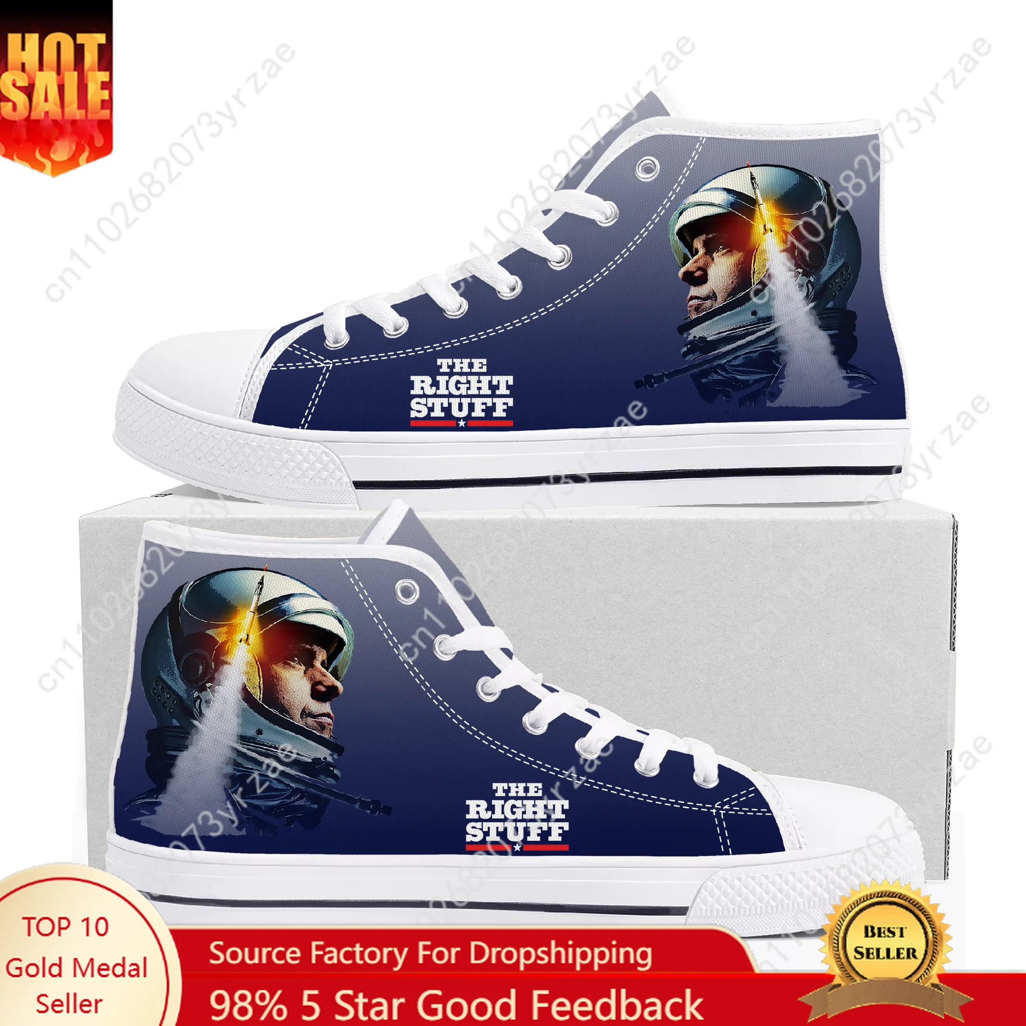 

The Right Stuff High Top High Quality Sneaker Mens Womens Teenager Canvas Sneaker Casual Fashion Patterns Shoe Customize Shoes