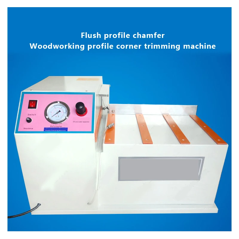 220V Portable Woodworking Profiling Corner Trimming Machine Multi-Function Two-In-One Chamfering Machine Flat Edge Banding Tool