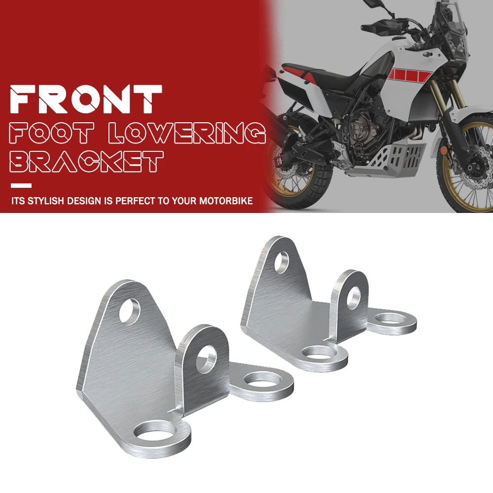 

FOR YAMAHA XTZ TENERE 700 23MM Lowered Footpeg Kit Brackets XTZ700 TENERE700 RALLY EDITION WOLD RAID T7 2019 2020 2021 2022 2023