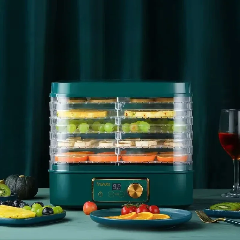 Household Small Food Dehydrator: Ideal for Drying Vegetables, Pet Meat and Making Snacks, a Perfect Dried Fruit Machine