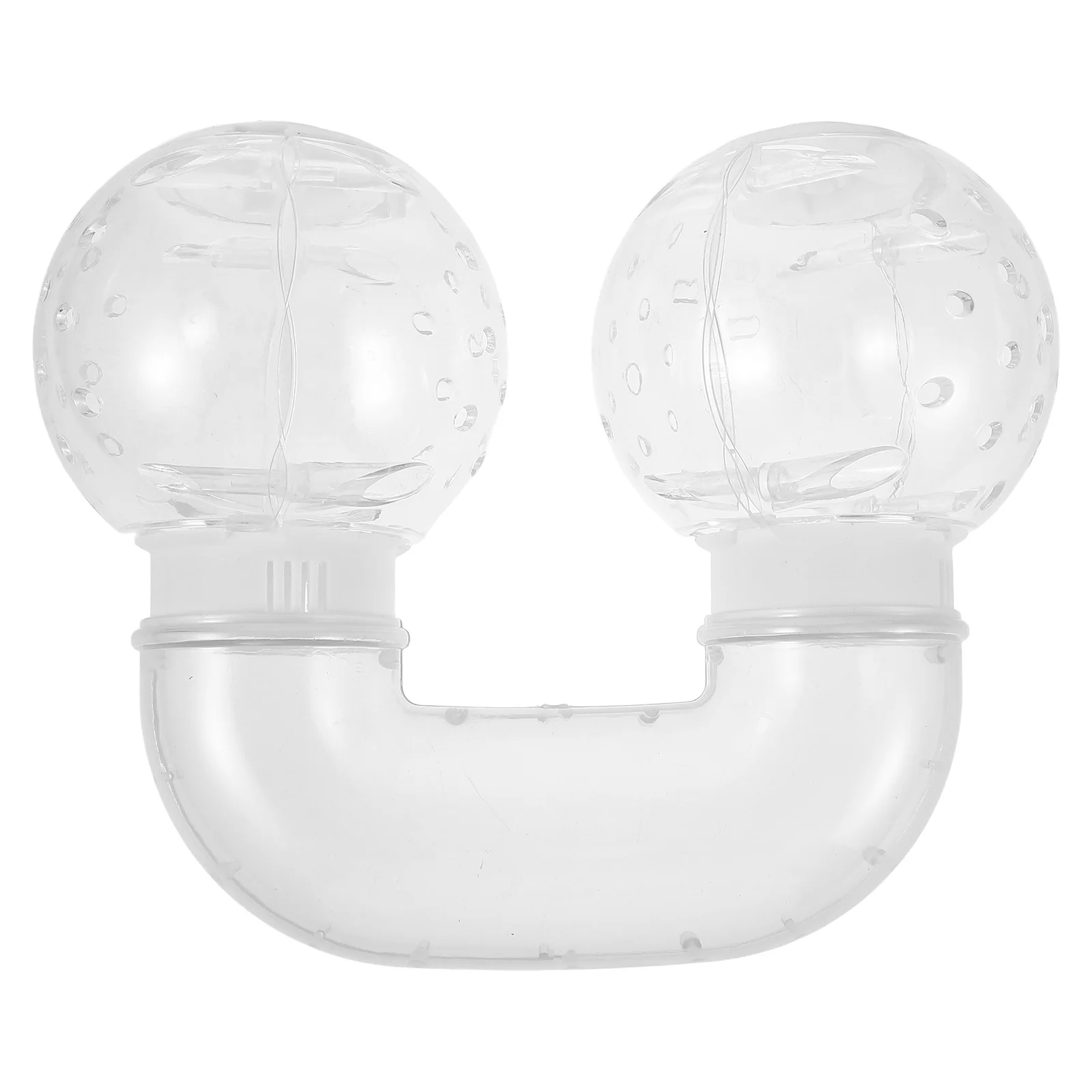 

Hamster Tunnel Clear Plastic Tube DIY Modular Set for Small Pets Exploration Seamless Connection Lightweight Portable