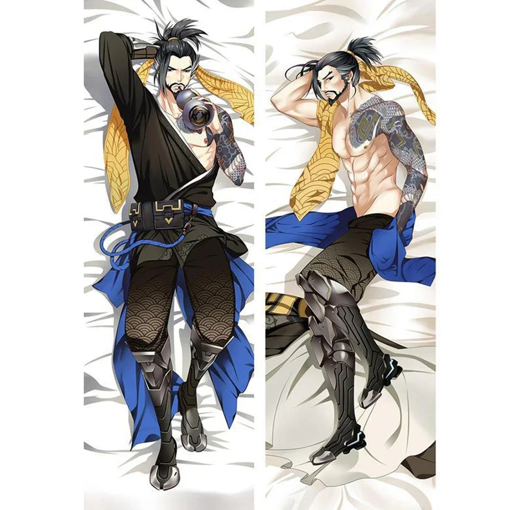 Male Japanese Characters Anime Cosplay Dakimakura Gifts Bedding Hugging Body Pillow Case