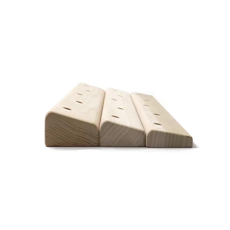 3Pcs Wooden Rock Climbing Holds Building Core Strength  for Sports Park Training Home Climbing Gym Indoor Climbing Athletes