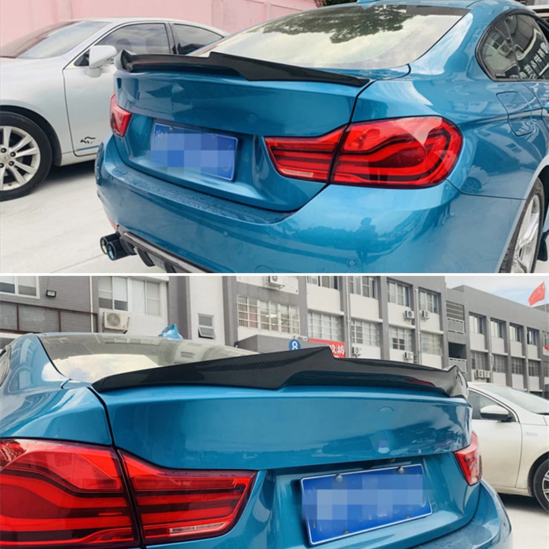 

Спойлер для BMW 4 серии F36, 2014-2019, 4-дверный купе, заднее крыло из углеродного волокна, стиль M4, аксессуары, комплект кузова