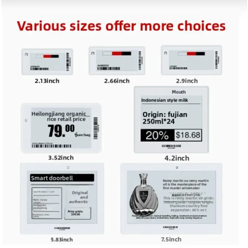 Eink Screen Bluetooth Version Andriod App Operate Software 2.1 